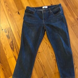 Cabi blue denim capris